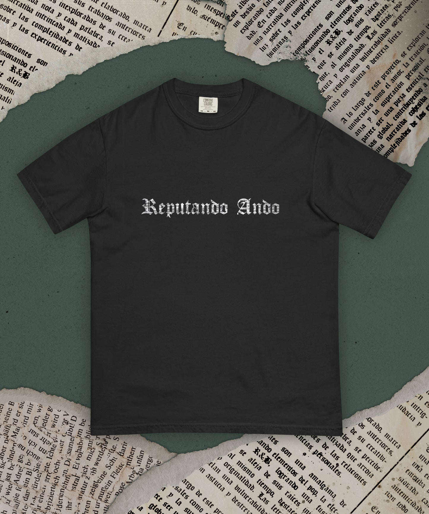 Reputando Ando Camiseta Negra